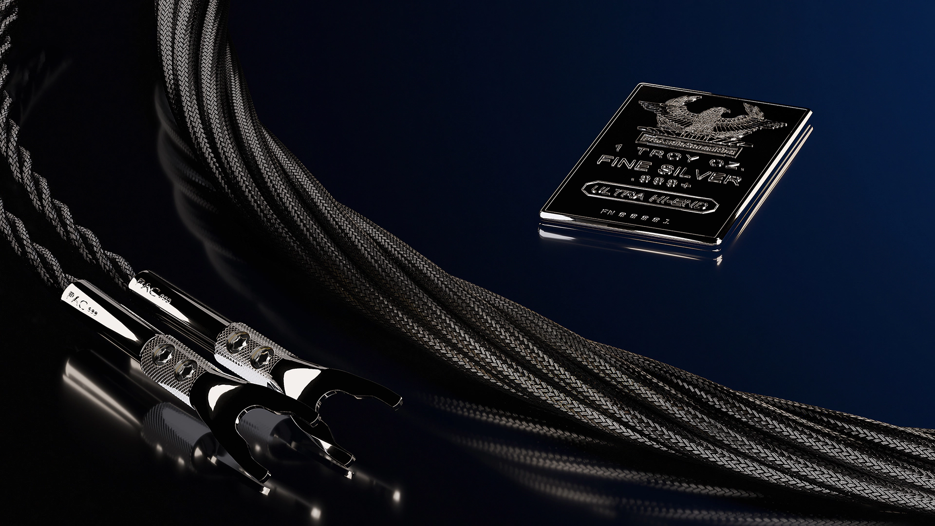 Presenting the High-End Custom-engineered Silver Alloy 750 REFERENCE Cable MK-III, shaped for audiophiles who demand acoustic nuance.
