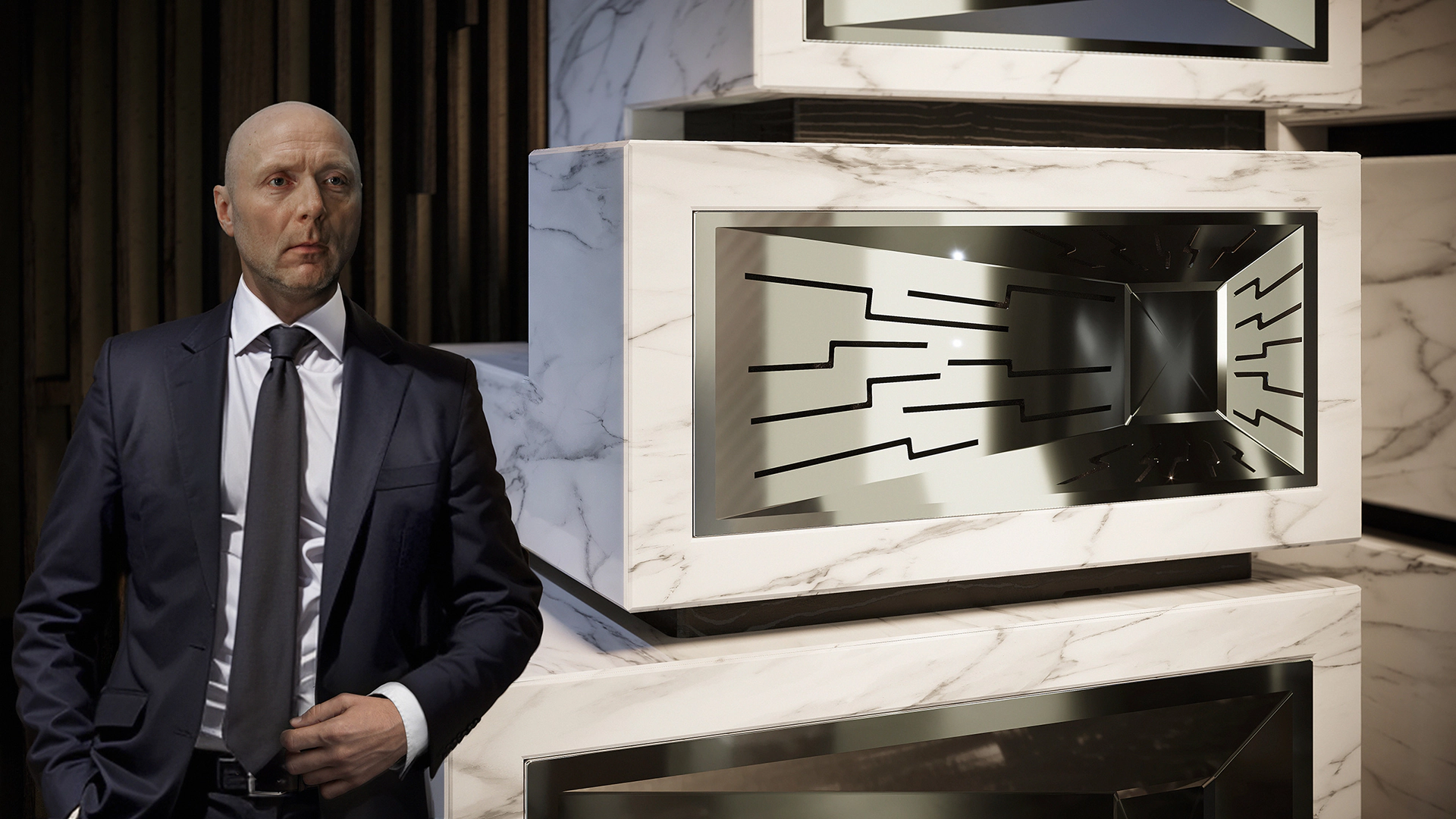 Elevating acoustic design, the First-Class High-End Geometrical Acoustics System merges geometry and audio for an immersive home environment.