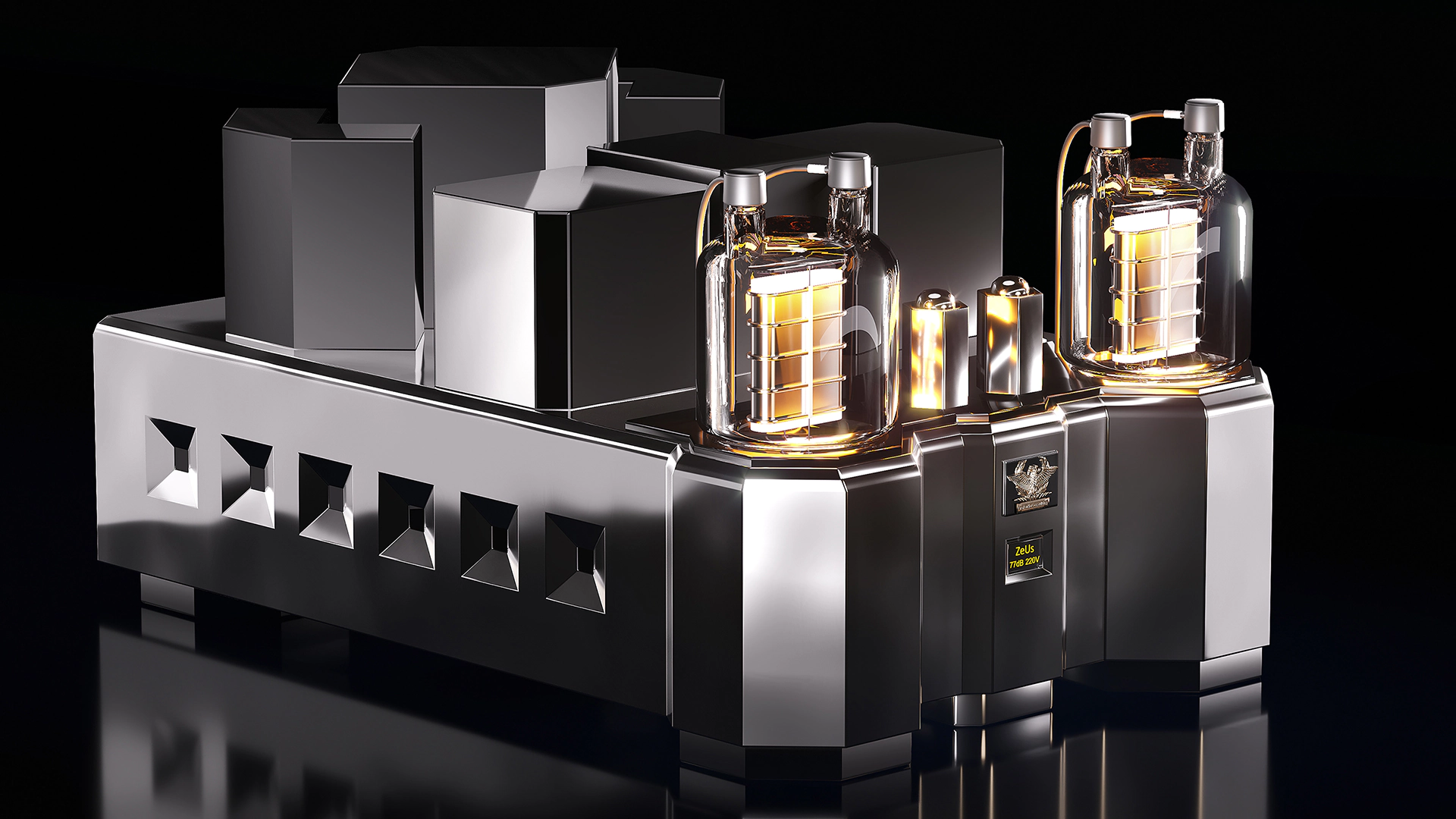 The Superb Class-A Integrated Tube Power (valve) Amplifier ZEUS unites scientific precision and sleek value, enriching any home setup.