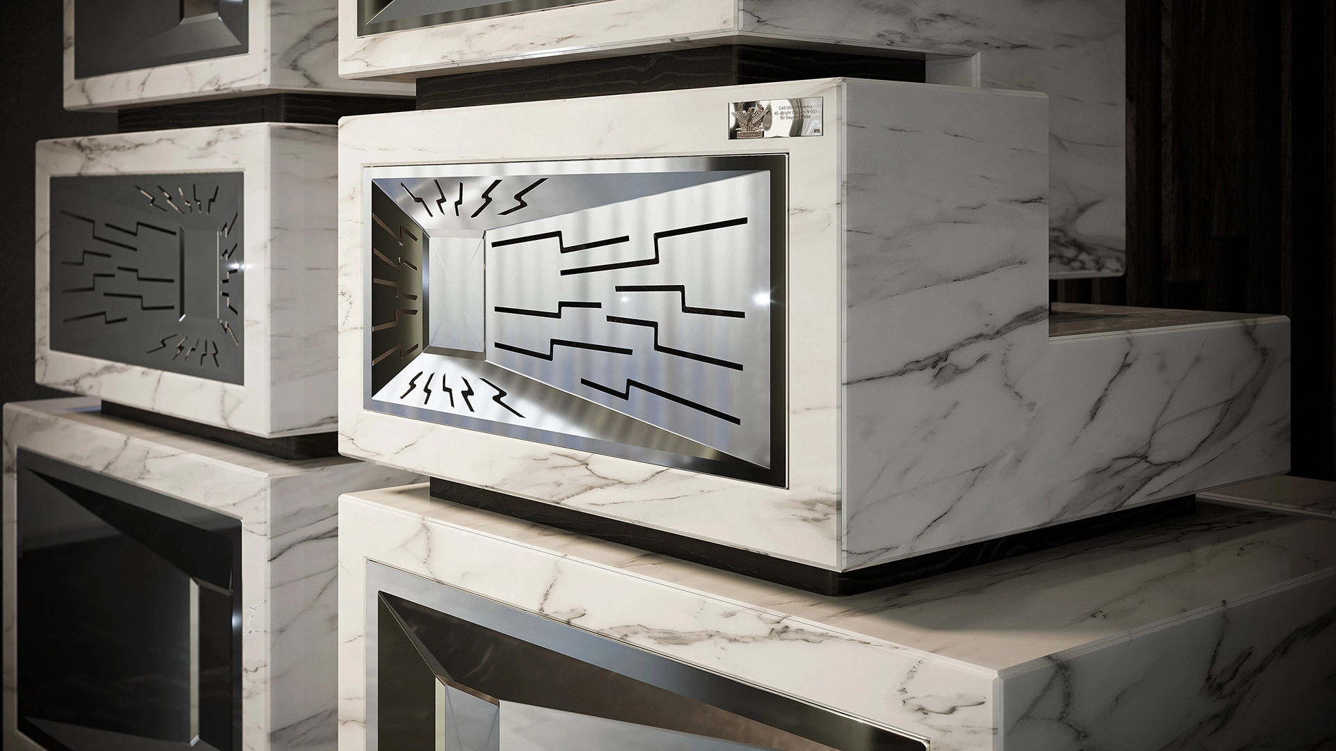 Exemplifying first-class geometric engineering, this High-End Geometrical Acoustics System transforms your abode into an auditory haven.