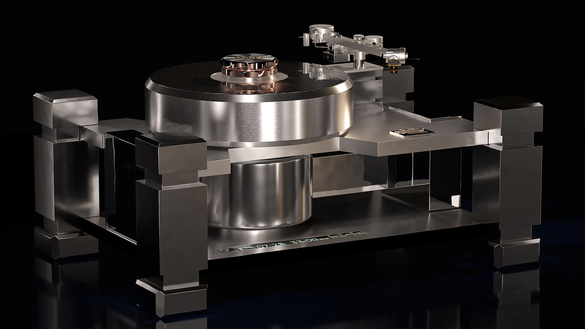 Whether spinning classic rock, soulful jazz, or modern pop, this High-End Turntable highlights each album’s individual essence.