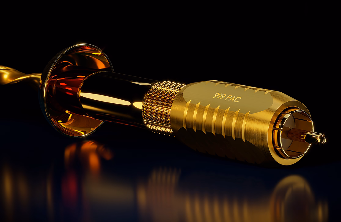 Our Coaxial Cable, crafted from solid 24K gold, ensures superior durability and reliable performance even under demanding conditions.